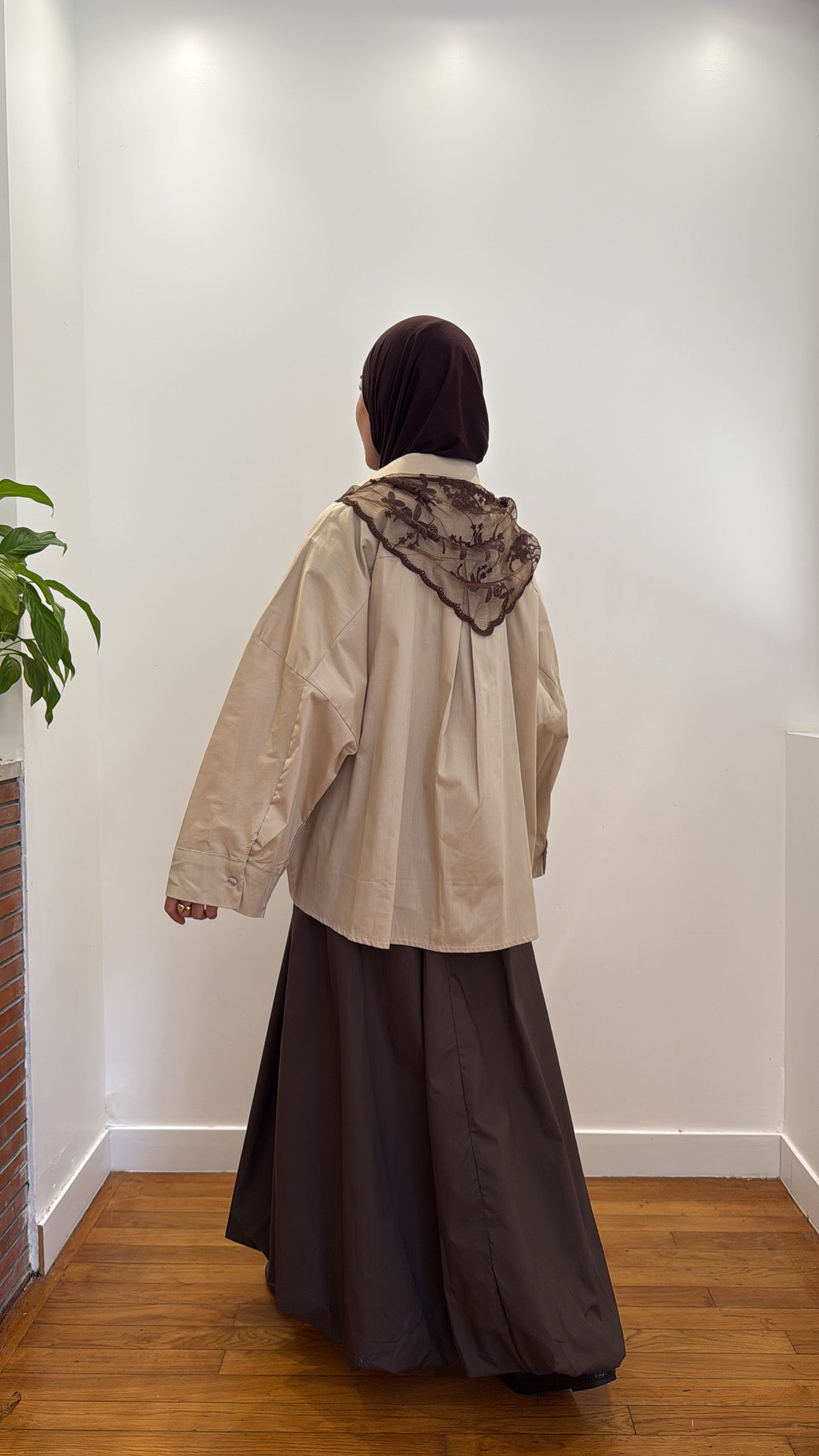 Chemise soft SORÉ beige