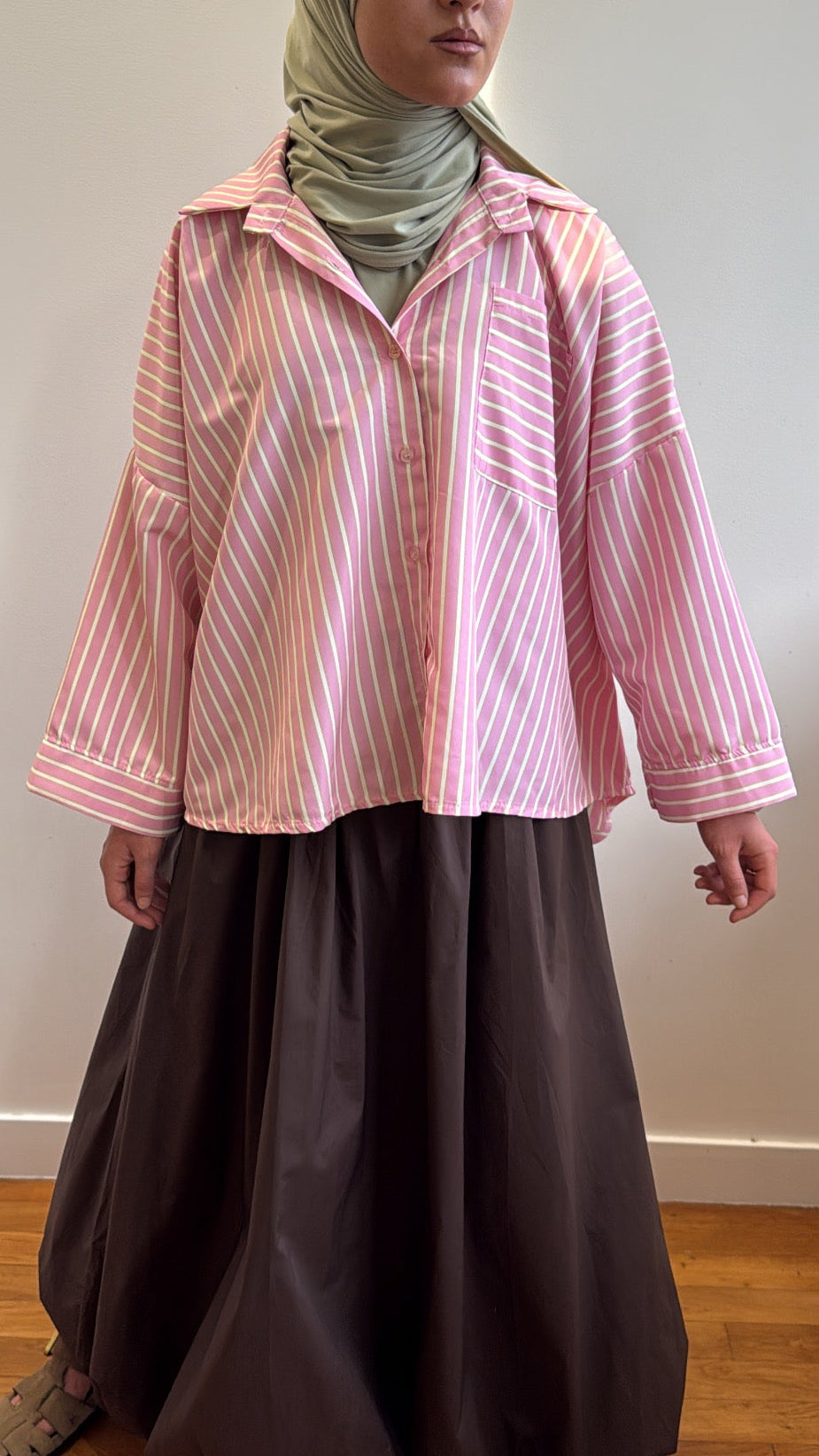 Chemise LIME rose