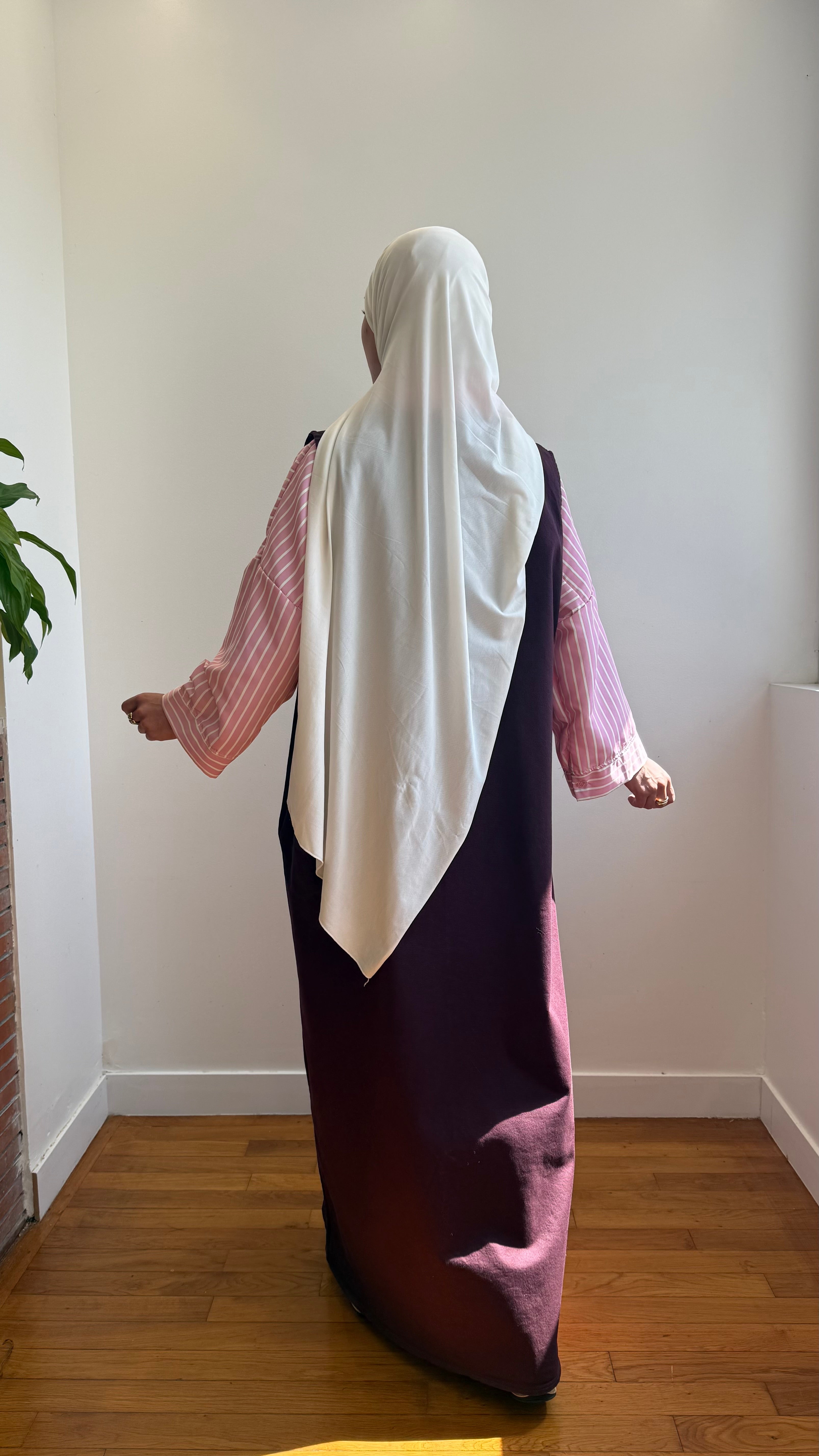 Robe ÉPURE bordeaux