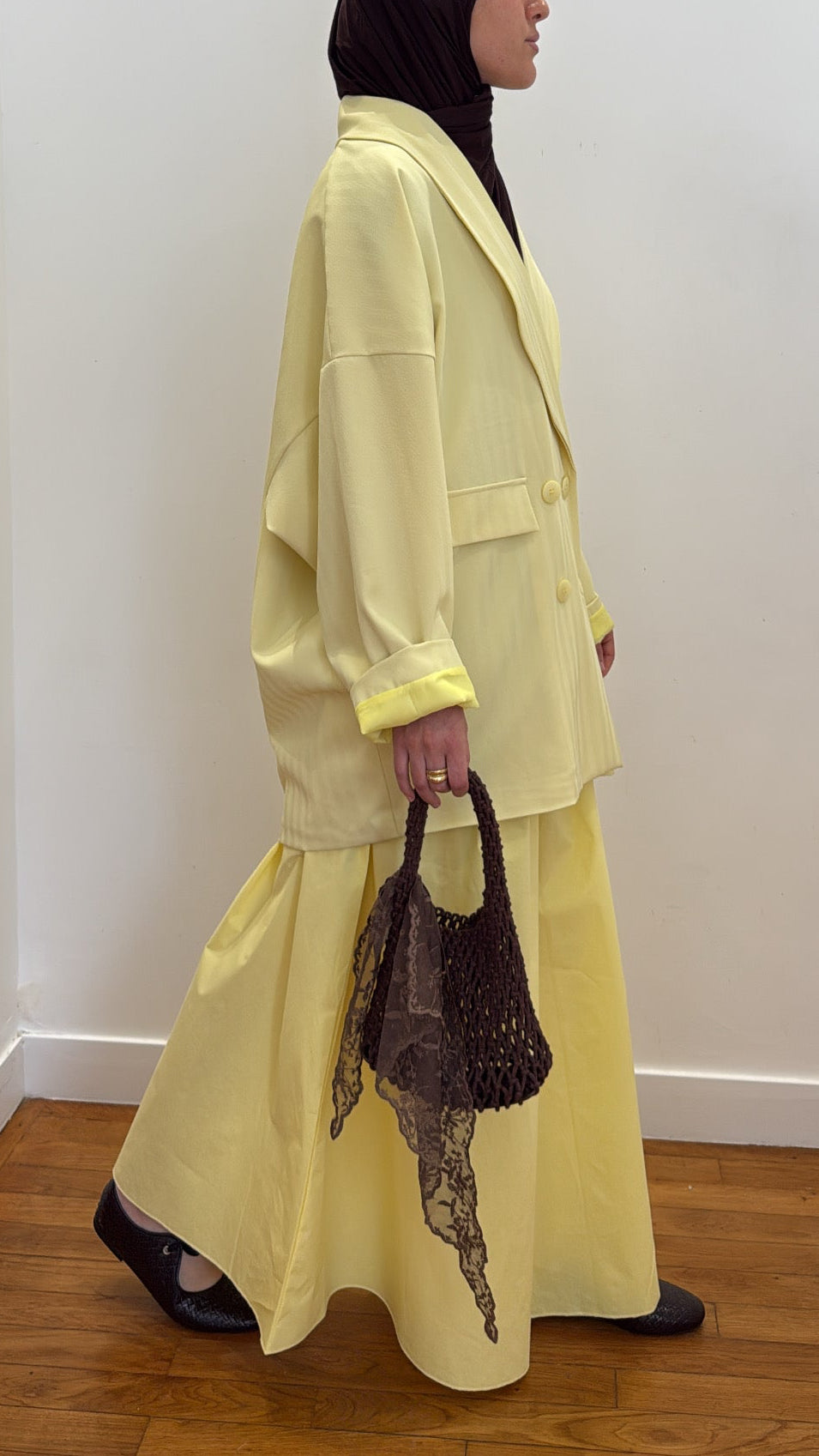 Veste Blazer MIYA jaune