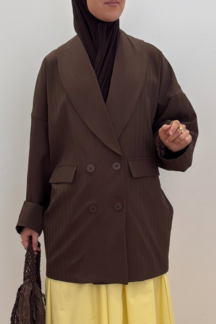 Veste Blazer MIYA browny