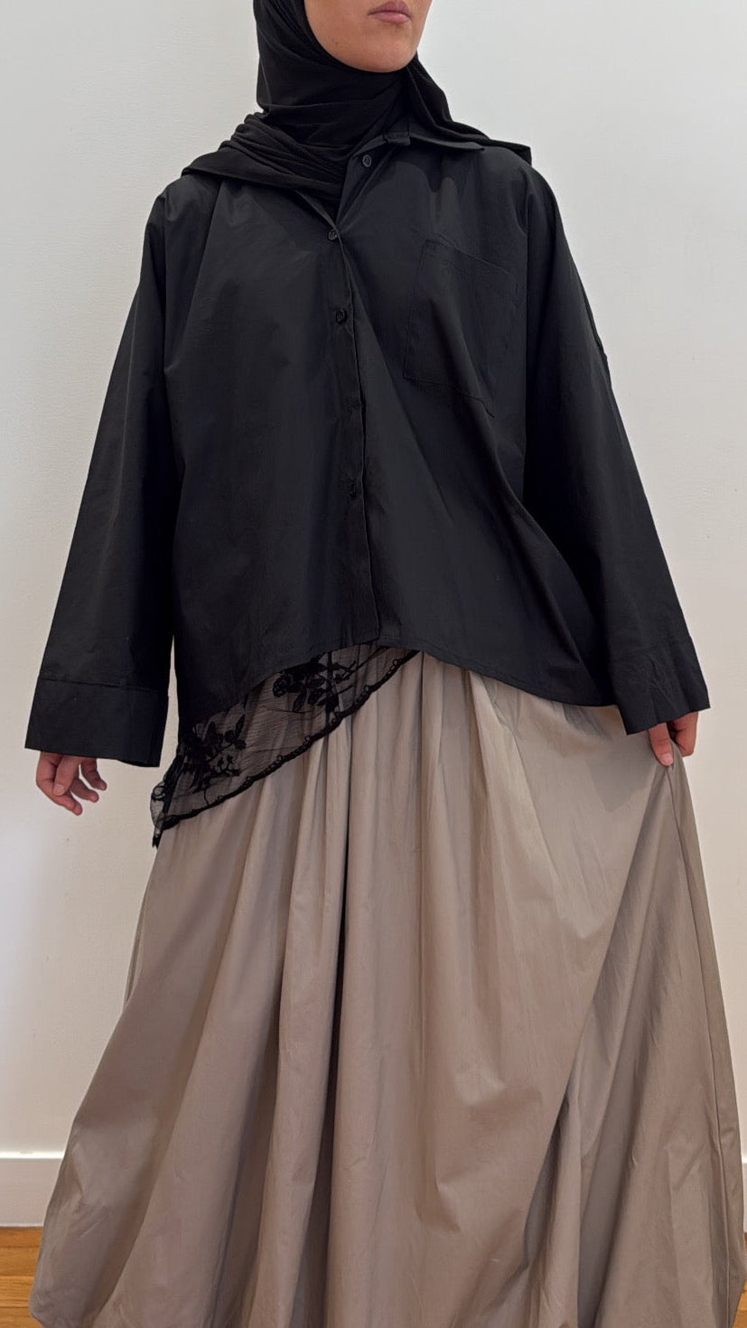 Chemise soft SORÉ noir