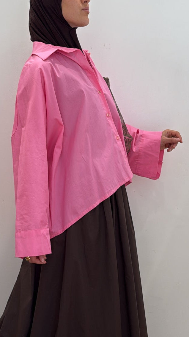 Chemise soft SORÉ rose