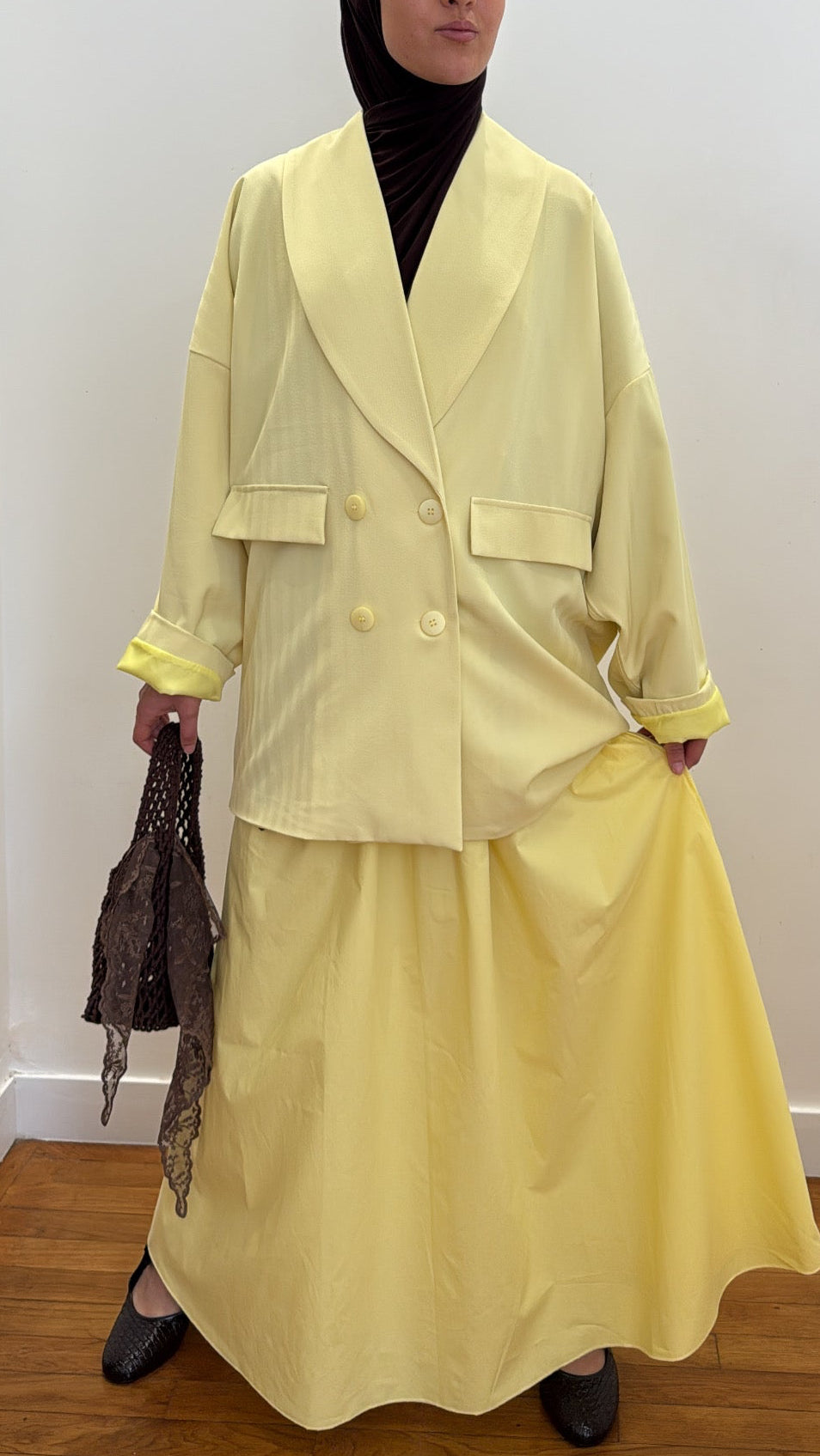 Veste Blazer MIYA jaune