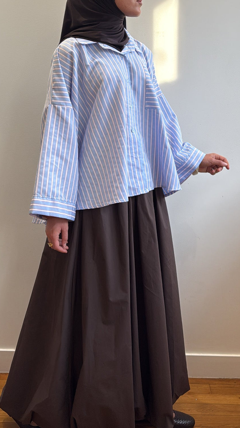 Chemise LIME bleu