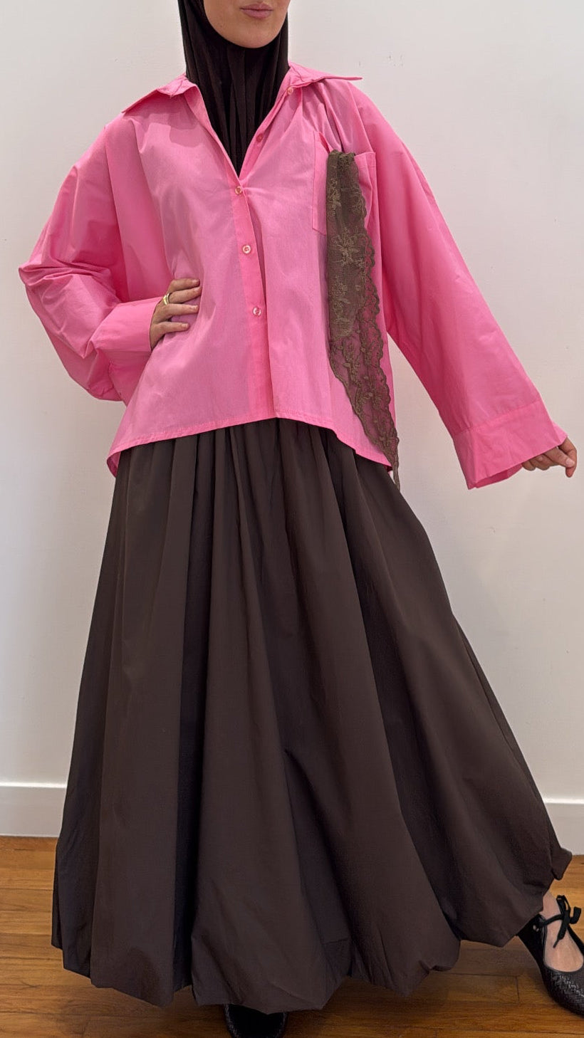 Chemise soft SORÉ rose