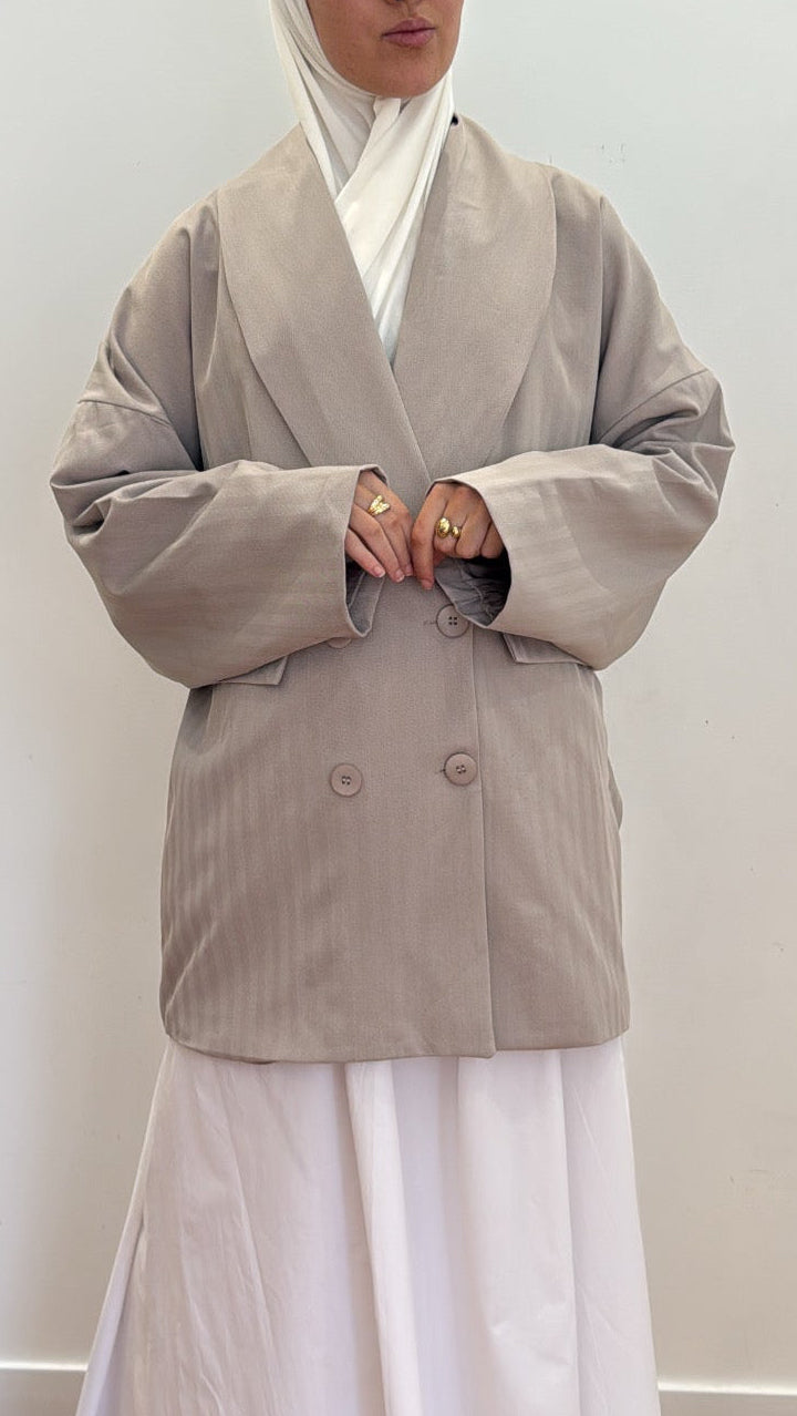 Veste Blazer MIYA greige