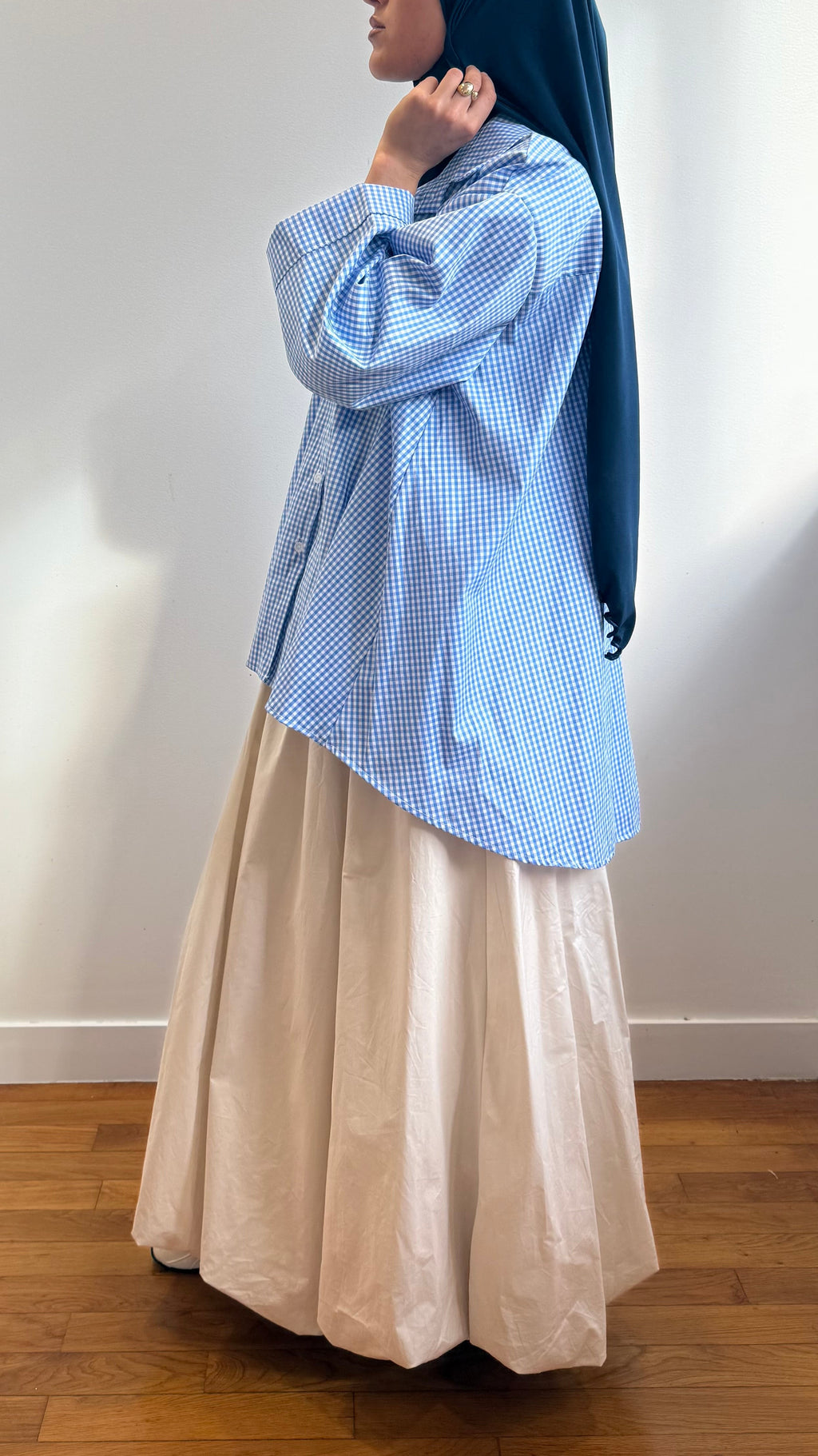 Chemise Vichy bleu